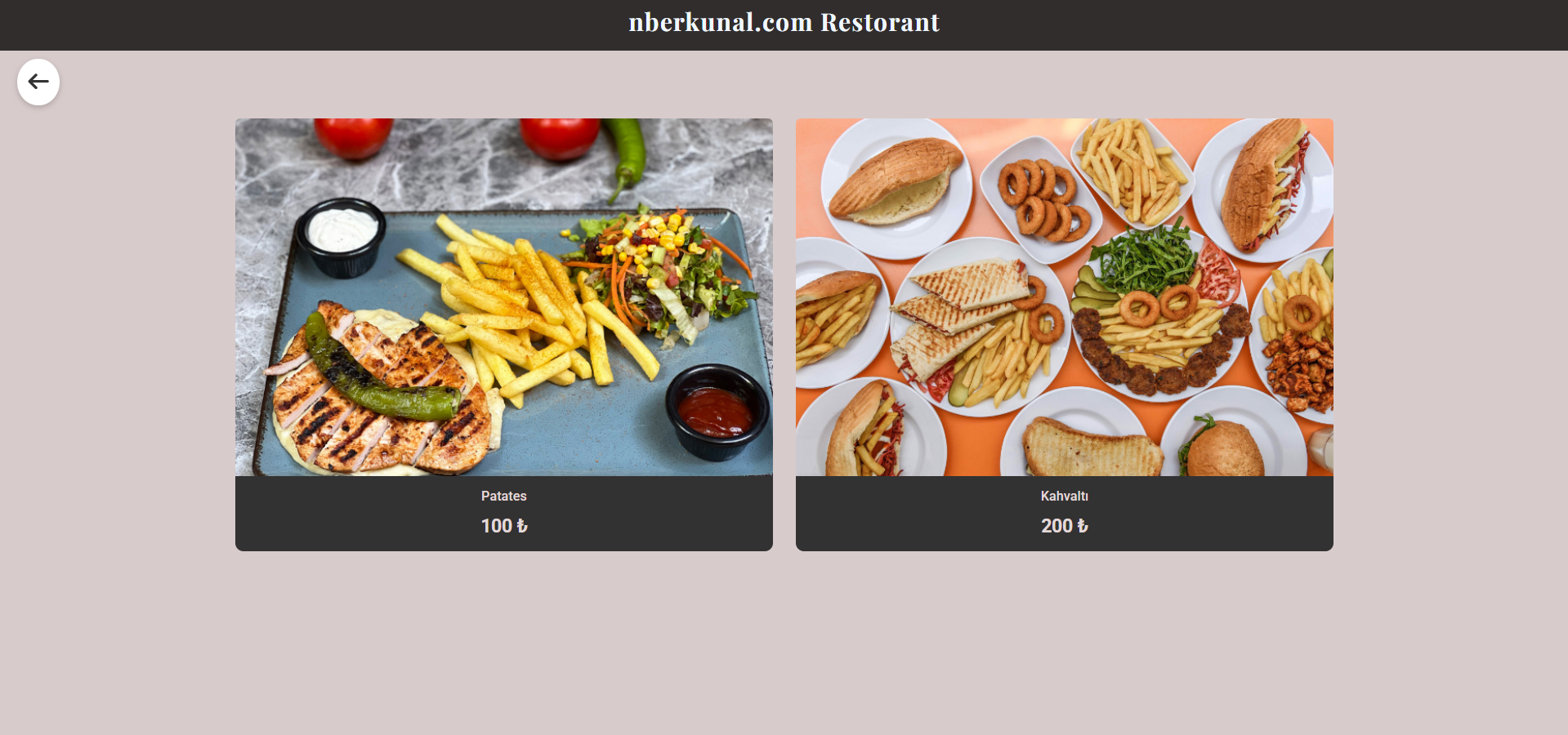 Ürün Detay Sayfası ve QR Kod Örneği